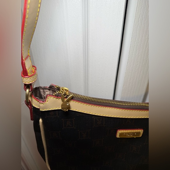 Playboy Bunny-Vintage 90s Shoulder Bag Y2K Logo Purse Handbag Retro Streetwear - Picture 5 of 11